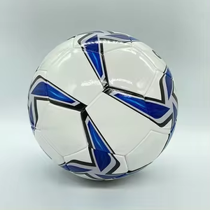 2023 Wholesale Price High Quality Size 4 Blue <b>White</b> PU Leather <b>Football</b> Thermal Bonded Soccer Ball - Product Image 4