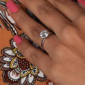 Diamant de laboratoire de coupe ronde diamant CVD diamant rond pour bague solitaire, cadeau de mariage - Product Image 3