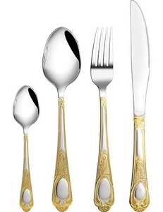 Ensemble de couverts en métal personnalisés de meilleure qualité fournitures de restaurant vaisselle décoration traiteur ensemble de couverts de service utilisation de la restauration - Product Image 2