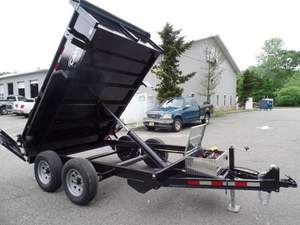 รถพ่วงดั๊มพ์ CAM ยี่ห้อ Superline ขนาด 6 x 10 ฟุต สำหรับงานฟาร์ม พร้อมมอเตอร์ม้วนผ้าใบคลุม  อะไหล่เกียร์  ความปลอดภัยสูง  น้ำหนักบรรทุกสุทธิ 11960 ปอนด์  ความเร็วสูงสุด 150 กม./ชม. - Product Image 2