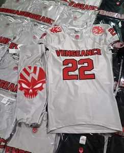 Uniforme de fútbol americano para adultos bordado Diseño personalizado transpirable de talla grande Jersey sudaderas con capucha 7v7 bolsa de lona - Product Image 5