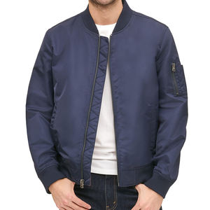 Chaqueta de bombardero de estilo callejero OEM personalizada de alta calidad para hombre, prendas de vestir informales para otoño e invierno, abrigos de talla grande - Product Image 1