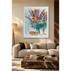 Fida Marc Chagall <b>Large</b> Bouquet Before the Window Canvas <b>Print</b> - Product Image 4