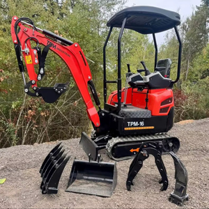 จัดส่งฟรี13.5HP ขุดขนาดเล็ก TPM 16 "ขุดถังนักบินควบคุมสวิงบูม EPA CE อนุมัตินิ้วหัวแม่มือไฮดรอลิกเสริม - Product Image 1