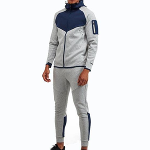 ชุดวอร์มผ้าฝ้าย/โพลีเอสเตอร์สำหรับผู้ชายชุดวอร์มผ้าคอตตอนสำหรับผู้ชายทำโลโก้ได้ตามสั่ง Made100 % - Product Image 1