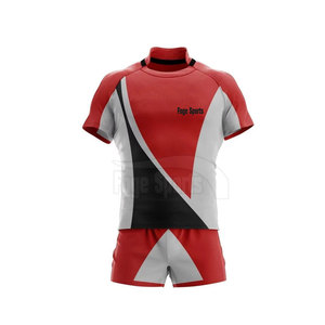 Créez votre propre logo, ensembles de maillots de rugby personnalisés, respirants, à séchage rapide, 100% polyester, de haute qualité, demi-manches, vente chaude - Product Image 6