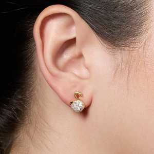 <b>Crystal</b> Silver <b>Earrings</b> 92.5% Silver 191399 - Product Image 3
