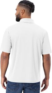 Nuevo algodón 100% para hombre para Polo transpirable de secado rápido patrón sólido tela de lona - Product Image 5