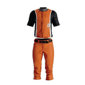 Uniforme de béisbol transpirable de talla grande para hombre, uniforme de béisbol al por mayor, uniformes de béisbol sostenibles, secado rápido, fabricado en Pakistán - Product Image 1