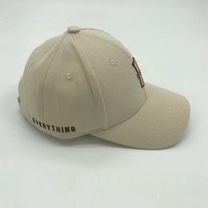 Brand Quality Custom Unisex 6 Panel Embroidered Baseball Cap Puff Printing Sporty Street Style Dot Common Customizable Logo - Product Image 3