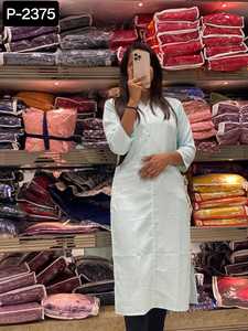 Indian Ethnic Wear <b>Kurtis</b> with Fancy Pattern Cotton <b>Kurtis</b> Casual Wear and Daily Wear <b>Kurtis</b> Pakistani Salwar Kameez for Women - Product Image 6