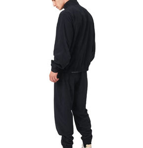 Ensemble survêtement coupe-vent deux pièces sur mesure, fermeture éclair, nylon, streetwear, haute qualité, respirant - Product Image 3