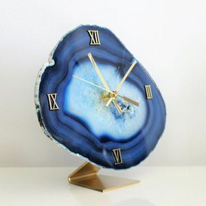 MATÉRIEL Horloges murales en résine époxy pour espaces exquis Cadeau unique pour la décoration intérieure Horloge murale époxy océanique par Antique Creation - Product Image 2