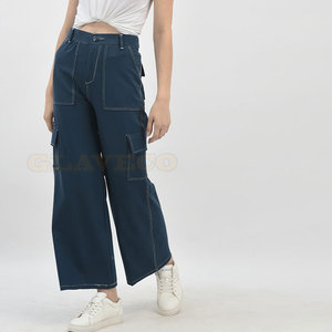 Servicio OEM, Pantalones Cargo a Bajo Precio, Pantalones Cargo para Mujer Más Vendidos, Pantalones Cargo para Mujer de Alta Calidad - Product Image 5
