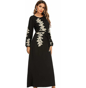 Nuevo estilo señoras Abaya Pakistán fabricante ropa islámica secado rápido transpirable musulmán manga larga Abayas - Product Image 1