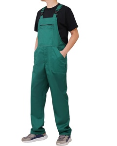 Pantalones de Trabajo con Peto al por Mayor, Overol de Trabajo con Peto Reflectante para Hombre, Ropa de Trabajo de Construcción de Alta Calidad, Pantalones de Trabajo Lavados para Hombre - Product Image 1