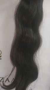 Meilleure qualité 30 pouces perruque de vague naturelle indienne brute Remy saine douce extensions de cheveux noirs modèle de corps de haute qualité - Product Image 3