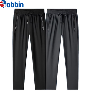 Pantalones Cargo Casuales de Verano para Hombre, Cintura Media, Secado Rápido, Talla Grande, Estilo Recto, Seda Helada, Ropa de Calle - Product Image 2