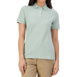 Conçu sur mesure pour femmes Slim Fit pour polos respirant anti-rides avec logo brodé vêtements tricotés fabricant OEM - Product Image 1
