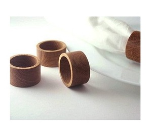 Anneau de serviette en bois de design tête de cerf pour décoration de mariage, fabricant en gros, décoration de table, anneau de serviette de mariage en bois d'acacia - Product Image 3