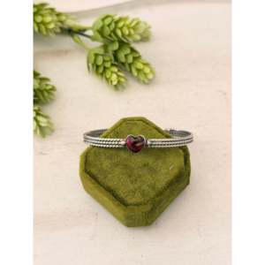 Navajo Handmade Cultural Collectible Rose Dahlia & Heart <b>Cuff</b> <b>Bracelet</b> Made of Sterling <b>Silver</b> - Product Image 1