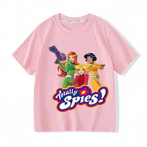 T-shirt de dessin animé Totally Spies pour enfants en tissu jersey imprimé - Product Image 3