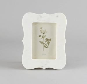 Cadre photo en pierre artisanale indienne avec incrustations de perles et technique de polissage pour la décoration de la maison ou les cadeaux - Product Image 3