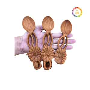 Juego de cucharas de madera al por mayor, duradero y duradero, perfecto para cocinar y revolver, precio asequible, suministro a granel disponible - Product Image 4
