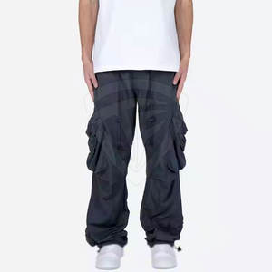 กางเกงคาร์โก้สำหรับผู้ชายกางเกงทำงานกลางแจ้งกางเกงผ้ายืดเอวออกแบบได้ตามต้องการ - Product Image 1