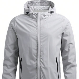 Veste coupe-vent pour homme personnalisable avec logo tendance sur le devant Fabriqué au Pakistan - Product Image 1