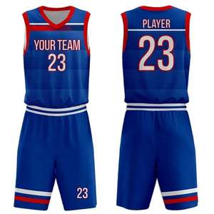 Kit de baloncesto personalizado deportivo para hombre de sublimación de alta calidad, uniforme de baloncesto deportivo personalizado en talla grande - Product Image 4