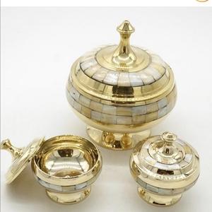 Tazón con forma redonda de Metal para cocina, vajilla de Color plateado para Hotel y restaurante, tazón de frutas secas, vajilla - Product Image 6