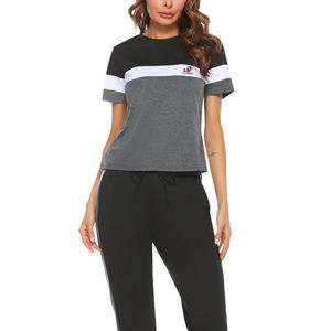 เสื้อยืดผู้หญิงขายดี พิมพ์โลโก้ตามสั่ง ระบายอากาศ แห้งเร็ว คุณภาพสูง ผ้าฝ้ายลำลอง ไซส์ใหญ่ XL XS - Product Image 4