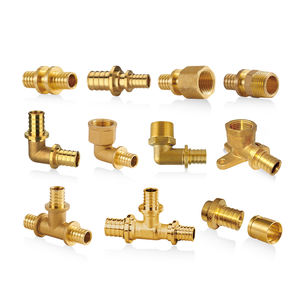 Raccord à expansion à froid en laiton PEX-A haute pression personnalisé en usine, raccord PEX, tube, manchons de compression coulissants, peints - Product Image 1