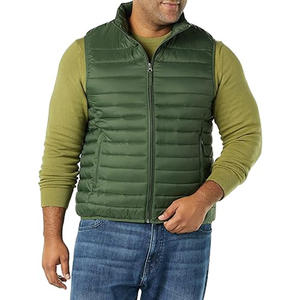 Gilet matelassé en nylon Vêtements d'hiver pour hommes Gilet matelassé personnalisé de qualité luxueuse - Product Image 3
