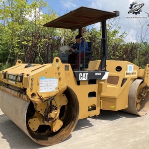 Rodillo Compactador Usado Caterpillar CB564D, 12.6 Toneladas de Peso Operativo, Compactador Vibratorio de Doble Tambor, Original de Japón, Compactador para Construcción - Product Image 3
