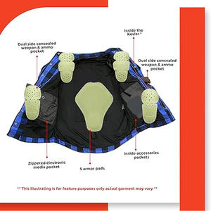 Lo último en 2024, camisa protectora de franela para motocicleta de calidad superior con forro completo, camisa para motocicleta ignífuga - Product Image 3
