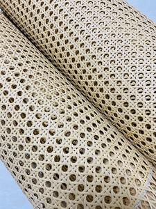 Venta al por mayor R09 ajustable alta tenacidad Durable reutilizable plástico ratán caña correas malla Flexible caña sintética muebles artesanales - Product Image 4