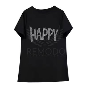 2025 strass t-shirt femmes décontracté haut scintillant pour la nuit semble à vendre - Product Image 1