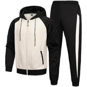 Ensemble de survêtements de jogging pour homme, sweat à capuche 2 pièces, tenue athlétique décontractée à manches longues, ensemble pullover - Product Image 2