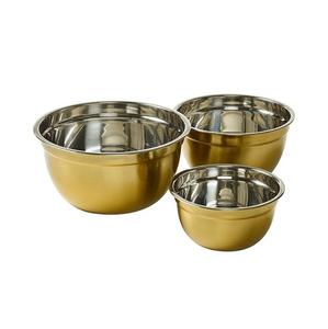 Professional stainless steel kitchen <b>bowls</b> set multipurpose deep round flat base prep cooking serving and <b>mixing</b> <b>bowls</b> set - Product Image 3