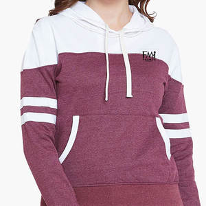Jersey de algodón 100% para mujer de la mejor calidad, ropa de Yoga de invierno, Sudadera con capucha y sudadera personalizables con logotipo frontal - Product Image 1