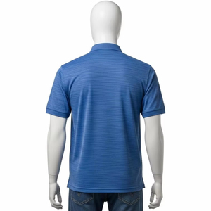 เสื้อโปโลแขนสั้นปักลาย ผ้าผสมโพลีเอสเตอร์และคอตตอน เนื้อผ้านุ่ม สวมใส่สบาย เหมาะสำหรับทำงานหรือใส่ในชีวิตประจำวัน ขายส่งในตลาดเสื้อผ้า - Product Image 3