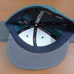 Gorra de Béisbol Deportiva con Logotipo Bordado en 3D Personalizado, 6 Paneles, 100% Algodón, Tela Impermeable, Cierre de Hebilla Dorada y Cobre, Unisex - Product Image 5