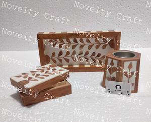 ที่ใส่ธูปบาคูร์ไม้อีพอกซีไม้แปลกใหม่ - Product Image 1