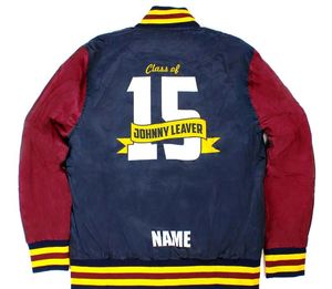 Chaqueta universitaria de béisbol americano de invierno Vintage de alta calidad para hombres con cuello levantado Fabricante al por mayor recubierto personalizado - Product Image 1