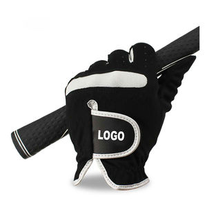 Gants de golf de couleur unie avec logo personnalisé de la meilleure qualité Gants de golf en cuir de mouton entièrement personnalisés et respirants pour le sport - Product Image 1