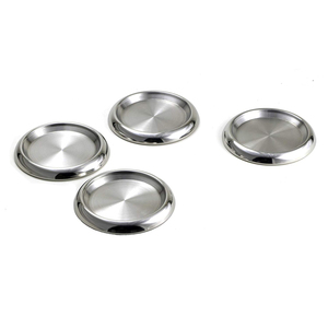 <b>Black</b> Metal Iron Coasters Set Of 4 - Product Image 5