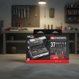 Juego de Llaves de Trinquete y Puntas Hexagonales Métricas Facom de 1/4'' (37 Piezas) - Product Image 3