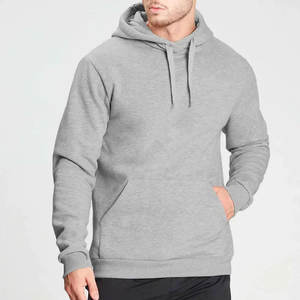 Usine bonne conception bonne qualité tenue à la mode hommes à capuche poids moyen 350 GSM basique coton mélangé à capuche pour hommes - Product Image 1